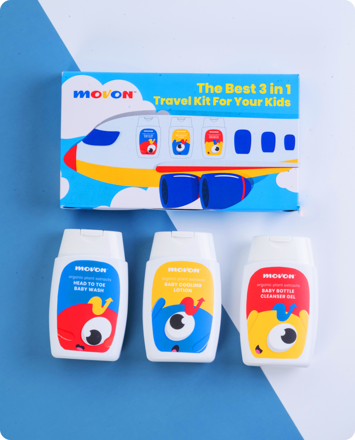 MOVON Travel Kit 3-dalam-1